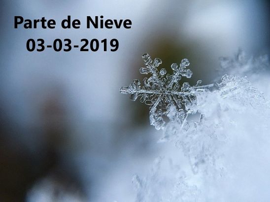 PARTE DE NIEVE 03-03-2019