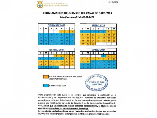 CALENDARIO 