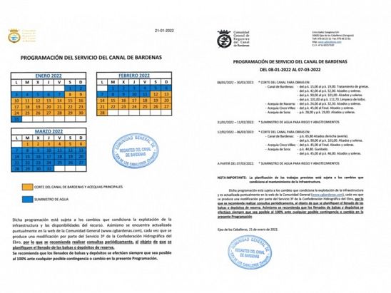 Programación canal